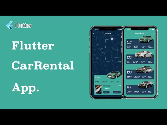 Flutter UI - Car Rental App UI - SpeedCode