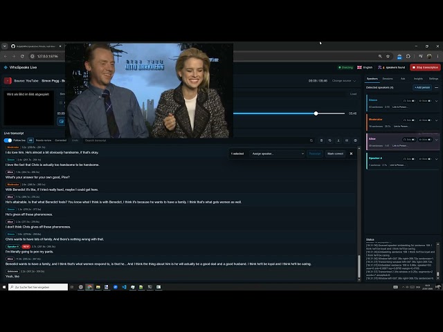 Get who’s speaking in under a second | WhoSpeaksLive Real-Time Diarization