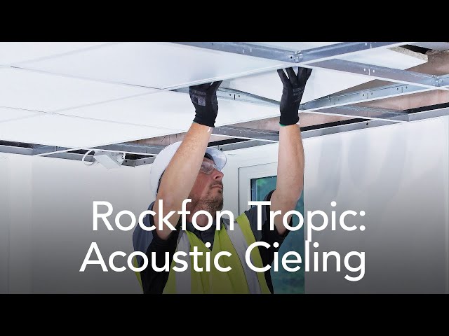 Discover Rockfon Tropic: The acoustic ceiling tile with Class A sound absorption