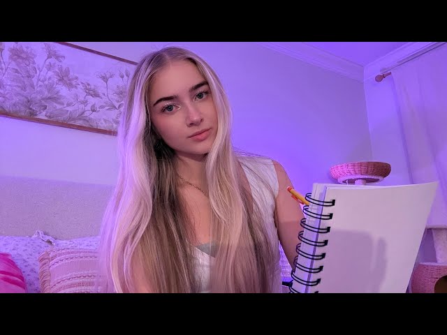 ASMR Sketching and Measuring You While You Sleep😴