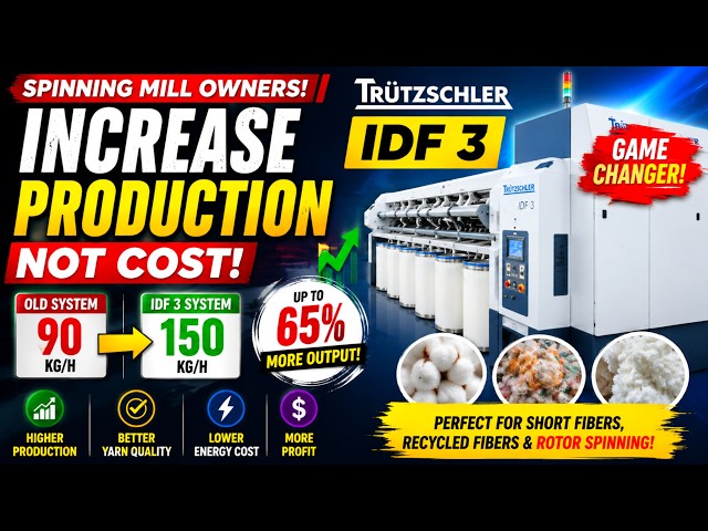 This Spinning Technology Changing Everything | Trützschler IDF 3 @TruetzschlerGroup