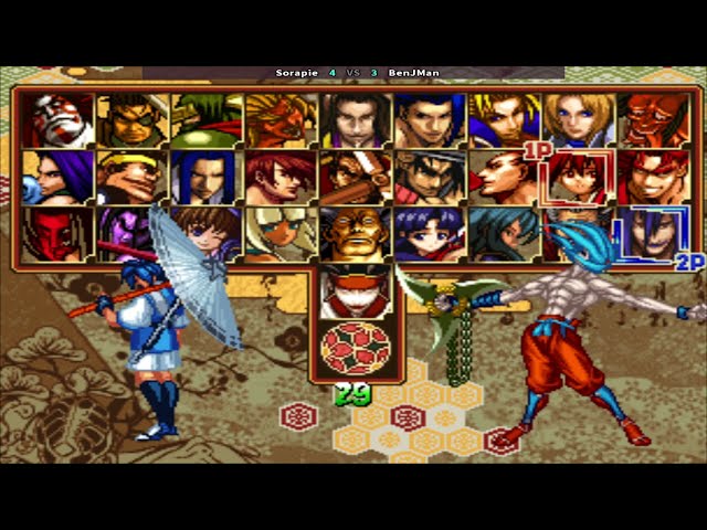 Samurai Shodown V Special || Sorapie (US) Vs BenJMan (US) || Play Date 4 Aug 26