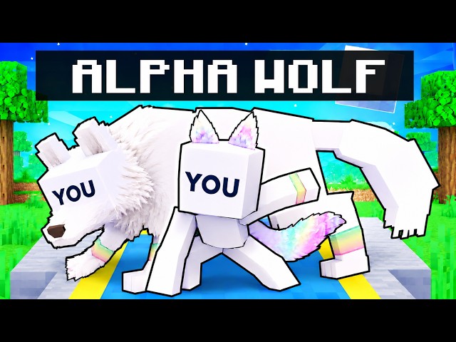 YOU are THE ALPHA WOLF in Minecraft!