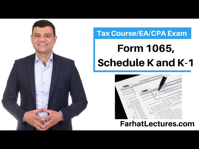 Form 1065 and Schedule K and Schedule K-1:  Partnership Income Allocation