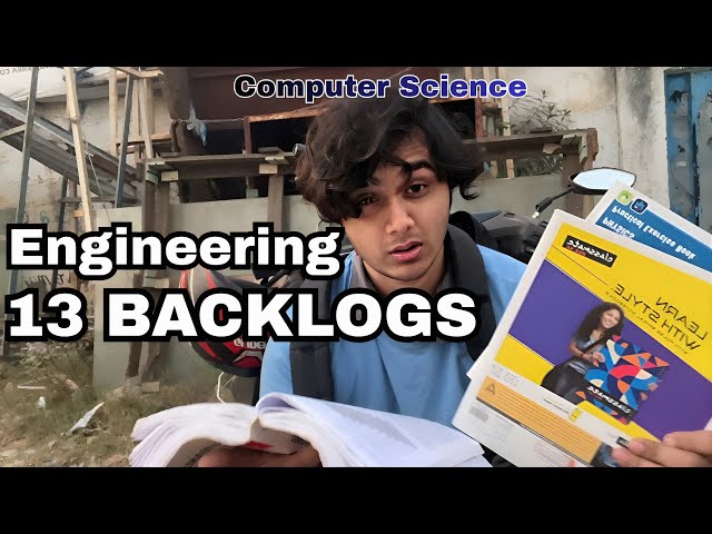 4 Years Engineering 'BACKLOGS' Story in 9 min !!!
