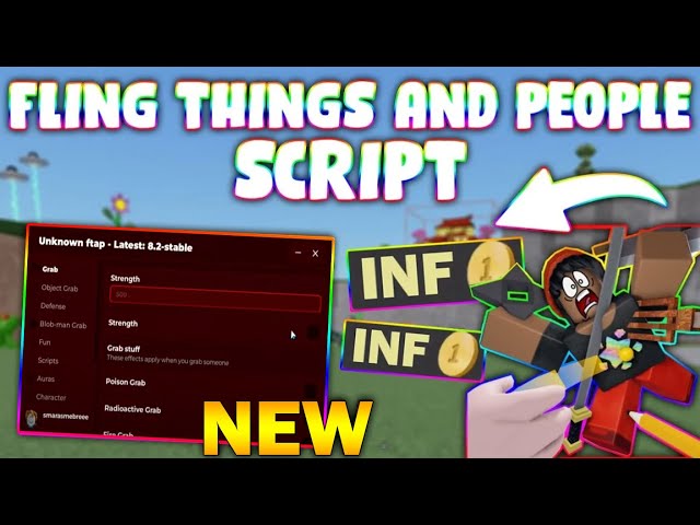 *NEW* Fling Things and People Script (PASTEBIN 2025) ( BURN GRAB , STRENGHT BOOST, POISON GRAB)