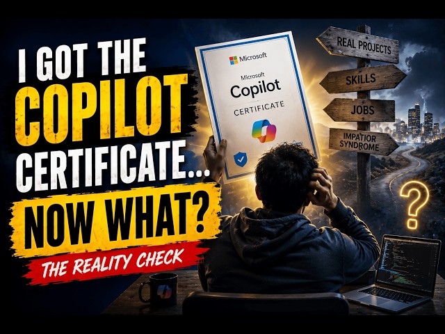 I Got the Copilot Certificate... Now What? (The Reality Check)