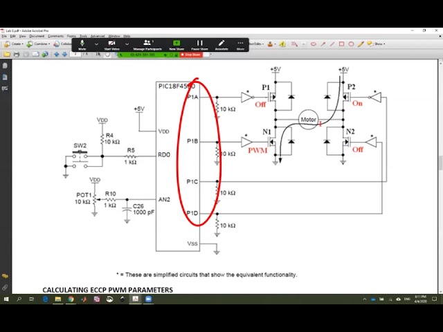 Lab 8 - PWM using PIC18 Microcontroller