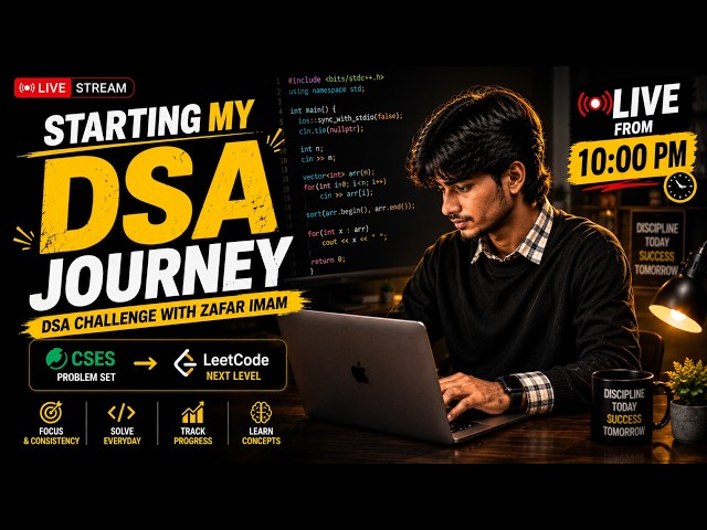 DSA Challenge 4/365 With Zafar Imam | ZAFAR IMAM DSA SERIES |Competitive Programming