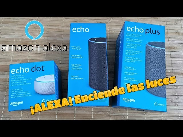 AMAZON ECHO PLUS, ECHO Y ECHO DOT CON ALEXA