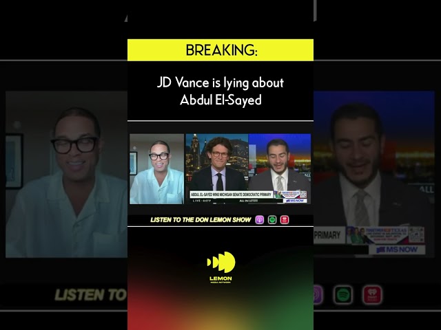 JD Vance is lying about Abdul El-Sayed