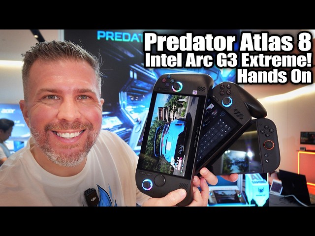 Predator Atlas 8 with Panther Lake Intel Arc G3 Extreme - Best New Handheld 2026?