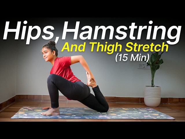 15 Minute Lower Body Stretch Routine | Release Tension from Hips, Hamstrings & Glutes at Home