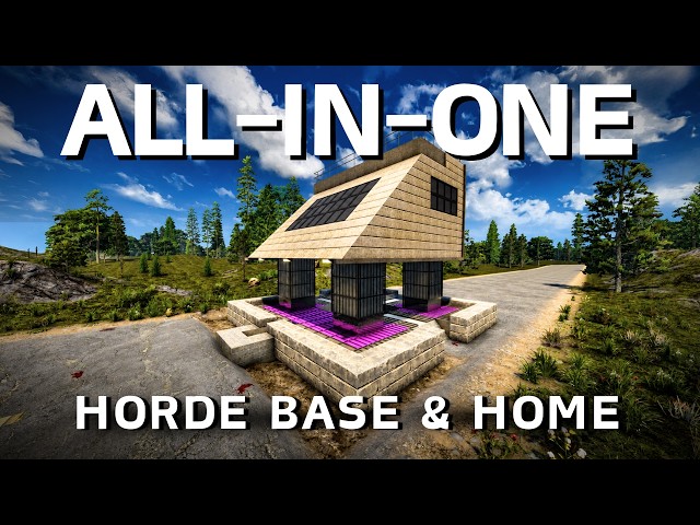 Tiny ALL-IN-ONE Horde Base & Home Tutorial | 7 Days to Die 3.1