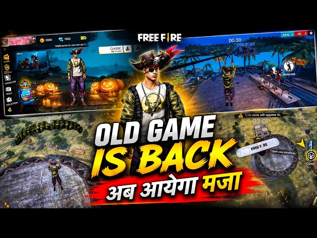 After Long Time Return Old Free Fire Online 2018 😱 100% Real