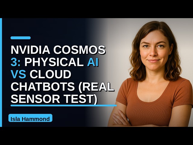 NVIDIA Cosmos 3: Physical AI vs Cloud Chatbots (Real Sensor Test)