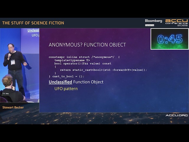 C++20 Ranges - The Stuff of Science Fiction - Stewart Becker - ACCU 2025 Short Talks