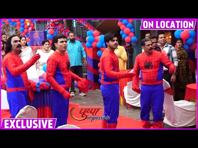 Pushpa Impossible Serial On Location: Titli Aur Ansh Ke Samne Aaya Nakali Spider Ka Chehra