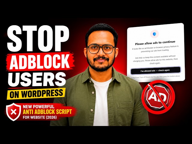 🥵 Don't Let AdBlockers Kill Your Earnings! (WordPress Guide)