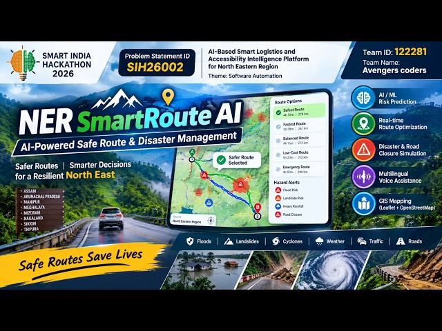 NER SmartRoute AI – SIH 2026 Explanation Video | Team ID: 122281