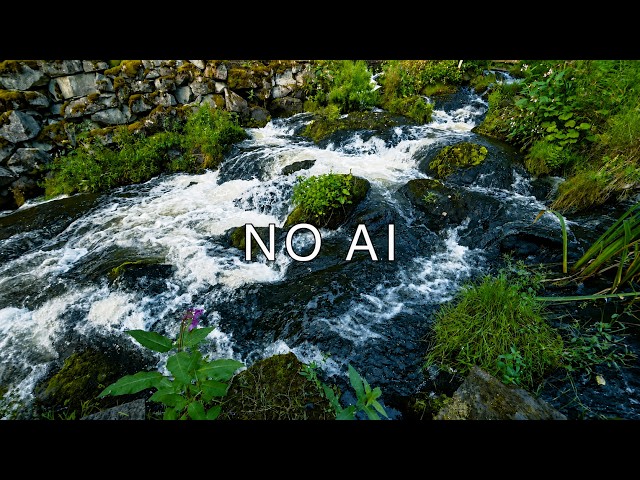 No AI Finland | Magical Stream White Noise • Deep Sleep & Pure Relaxation 💤 12H