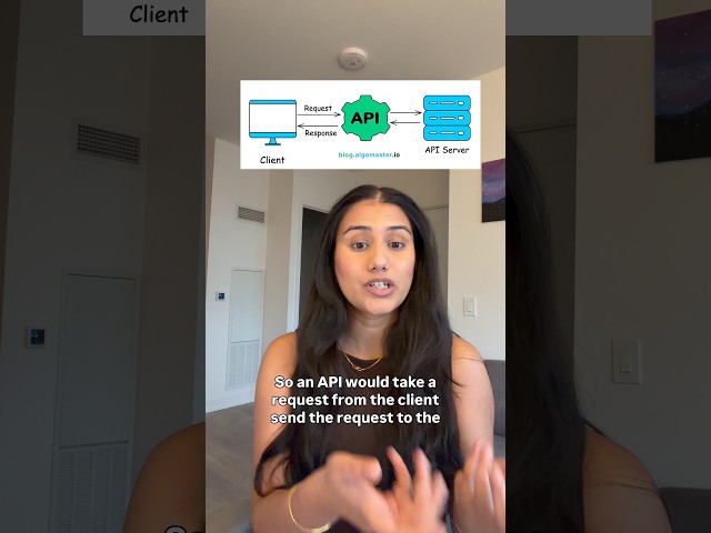 What is an API : under 1 second easy explanation #tech #coding #api #system #interviewtips