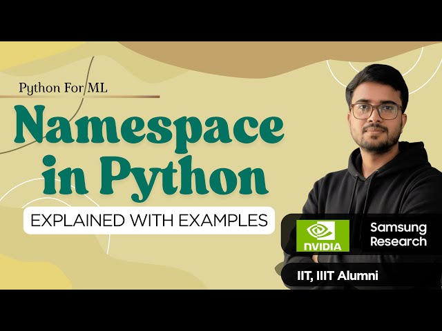 1.12.2 Namespace in Python | LEGB Rule | Hindi