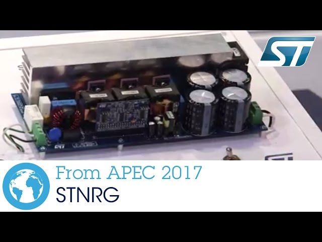 ST at APEC17  Digital Power Control with STNRG