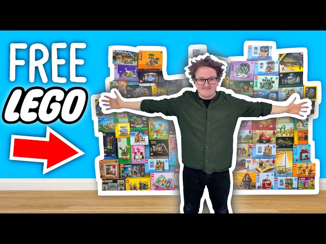 I Built 100 FREE LEGO Sets!