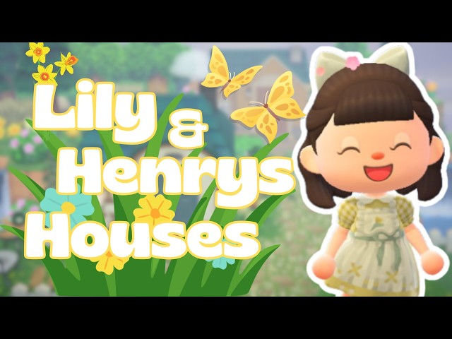 Lily & Henrys Houses | Speedbuild | Springcore Island | Animal Crossing New Horizons | ACNH