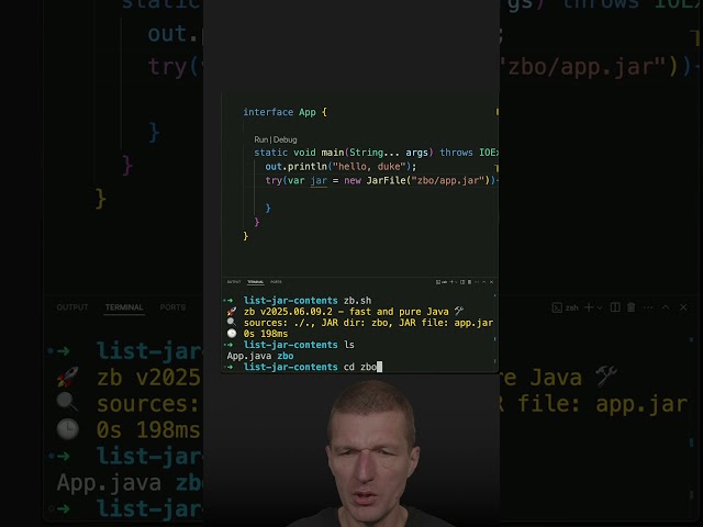 List JAR Contents #java #shorts #coding #airhacks