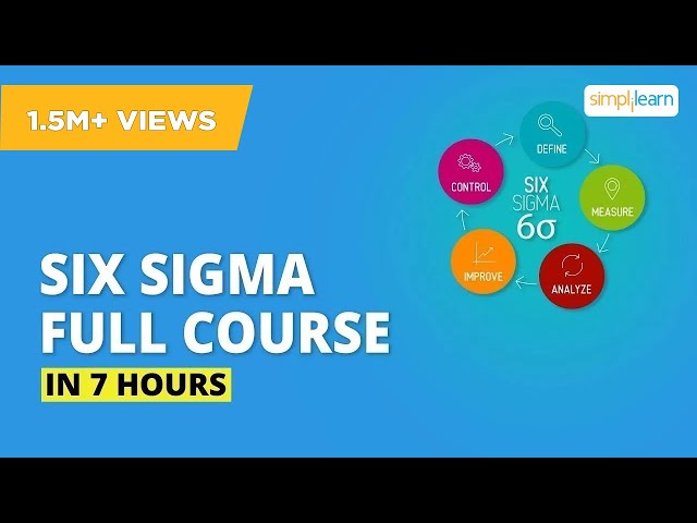 Six Sigma Full Course in 7 Hours | Six Sigma Green Belt Training | Six Sigma Training | Simplilearn