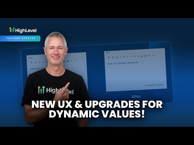 New UX & Upgrades for Dynamic Values!
