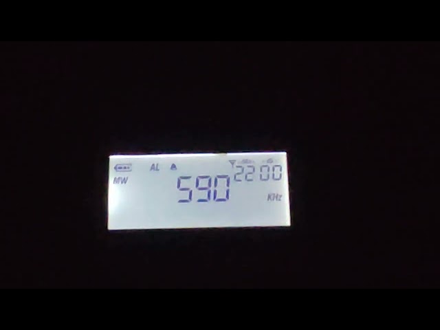 MW radio DX transatlantic VOCM 590 khz received in UK September Qodosen DX286