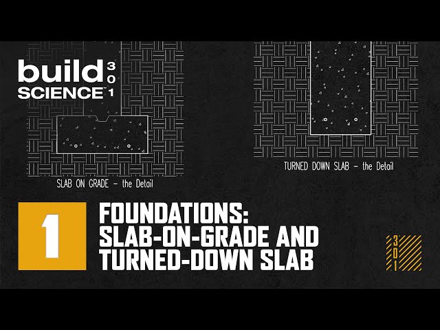 Build Science 301 - Ep.1 | Three Piece Foundation & Turned Down Slab