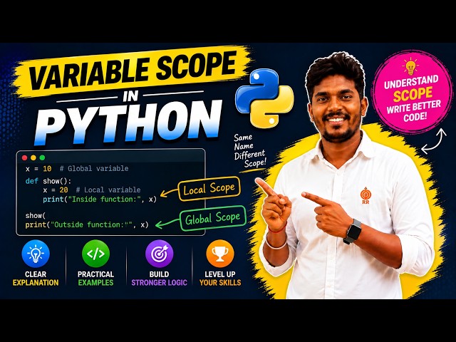 Variable Scope in Python | Python Tutorial for Beginners