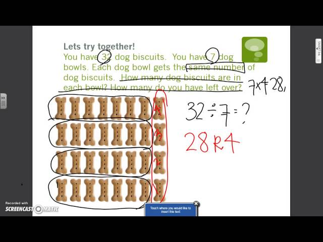 Equal Groups and Remainders