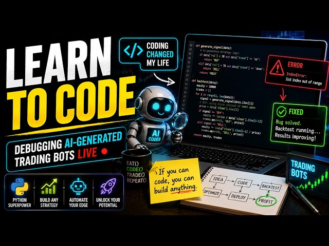 Debugging AI Generated Trading Bots Live