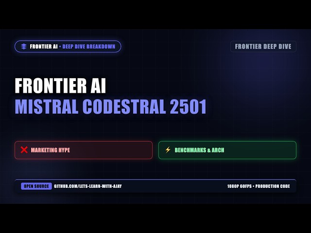 Codestral 2501: Fast 80-Language Code LLM Architecture