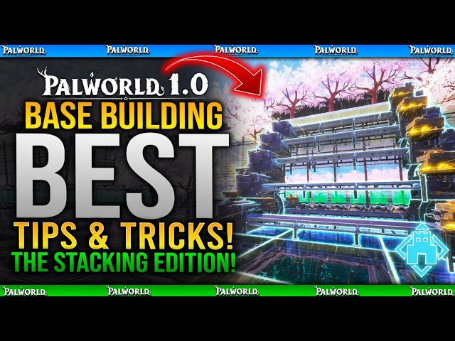 Palworld - New Best Base Design Tips & Tricks - How To Stack - Space Saving Stacking Edition