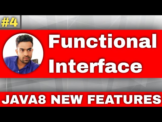 functional interface java | functional interface java 8 | what is functional interface java