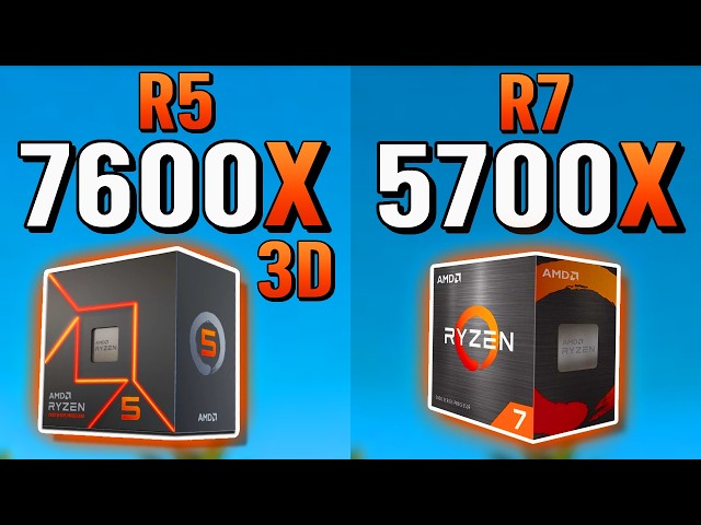 R5 7600X3D vs R7 5700X  -  Double The FPS Difference?!