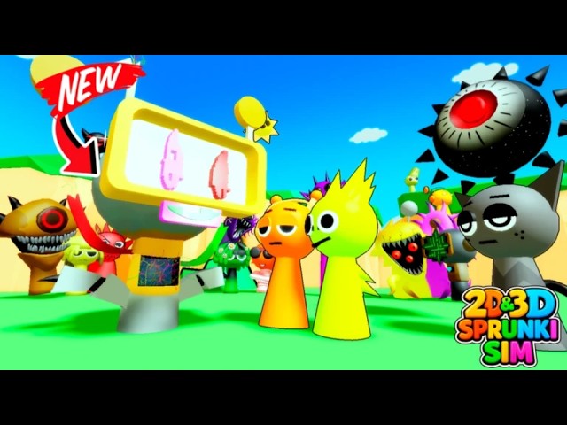 3D and 2D Sprunki SIM - NEW UPDATE How to Get Fun Bot Asylum Treatment Badge | Roblox