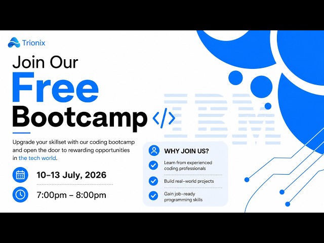 Free Data Analytics Bootcamp Day 1 | Trionix Tech Live @TrioNixTech25 |
