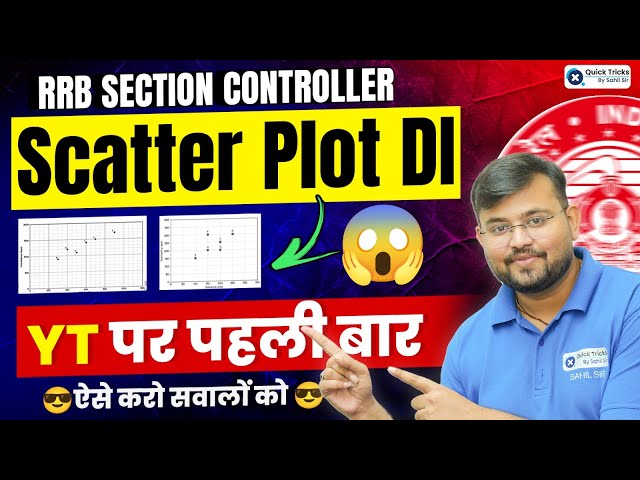 RRB Section Controller 2025 Maths | Scatter Plot DI for Section Controller Explained | Sahil sir