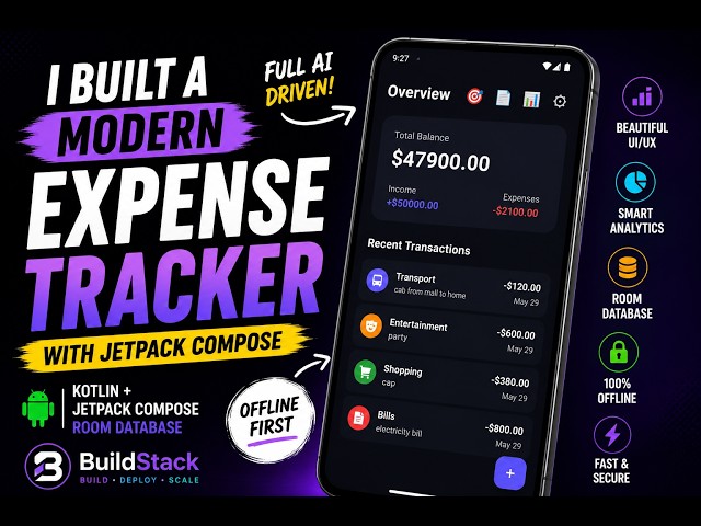 I Built a Modern Expense Tracker App with Jetpack Compose