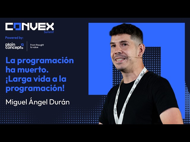 Programming is dead. Long live programming! | Midudev | CONVEX 26