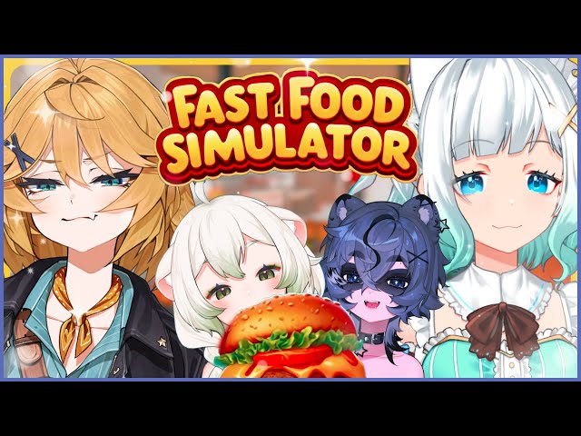 【FAST FOOD SIMULATOR】AU if I didn't become a streamer【Dokibird】