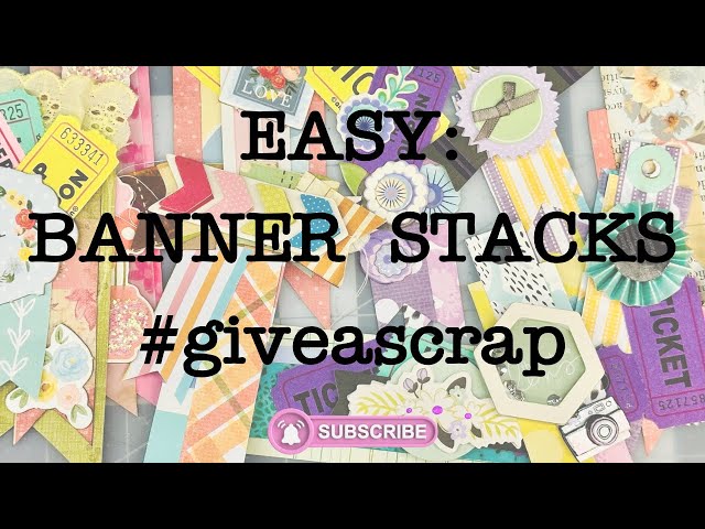 Transform Your Junk Journals with Easy & Fun Banner Stacks!