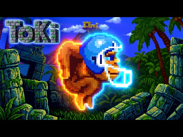 TOKI - El Juego del Mono Escupe Bolas 🎮 Arcades de Nuestra infancia